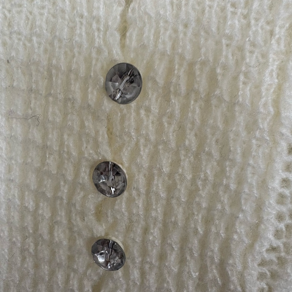 Cato Cream Button-Up Cardigan - Picture 2 of 8
